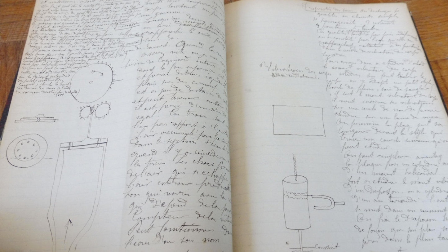 Conférences de René Blondlot 1883-84 SCIENCES PHYSIQUE MANUSCRIT