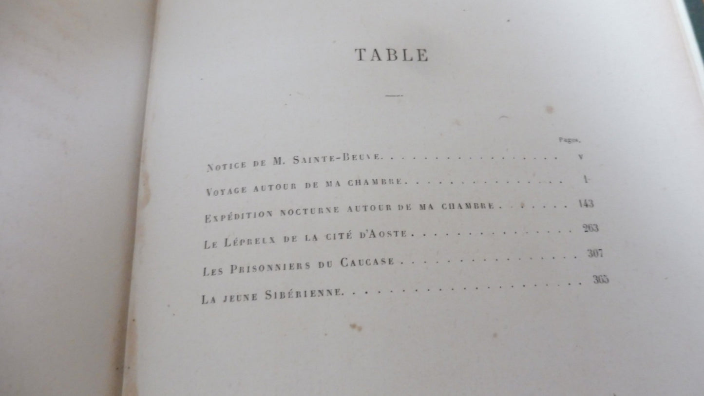 Oeuvres complètes de Xavier De Maistre s.d. illus. Staal