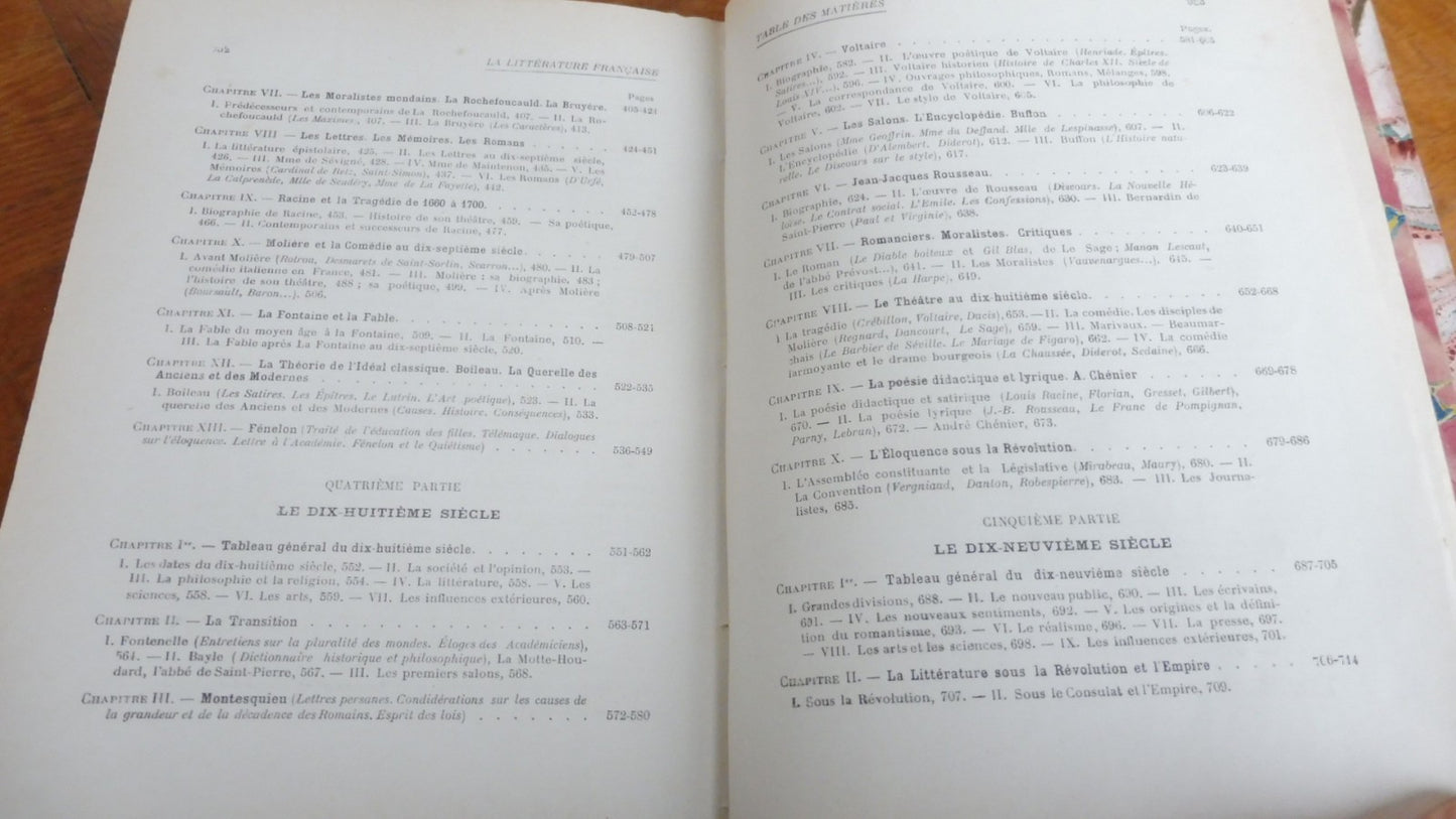 Histoire illustrée de la littérature française (Des Granges) s.d.