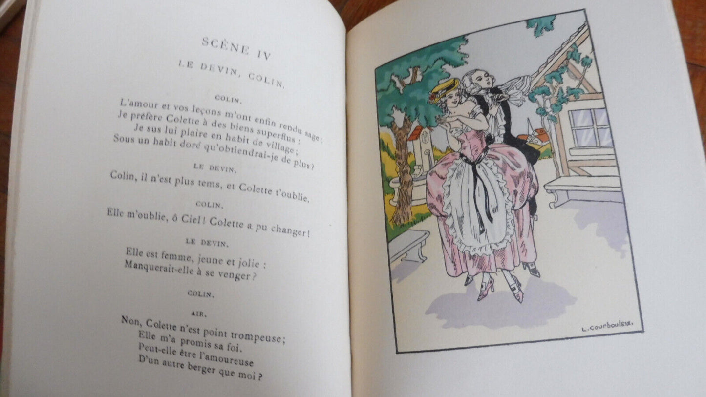 Le Devin du village (J.-J. Rousseau) 1924 illus. Coubouleix VELIN