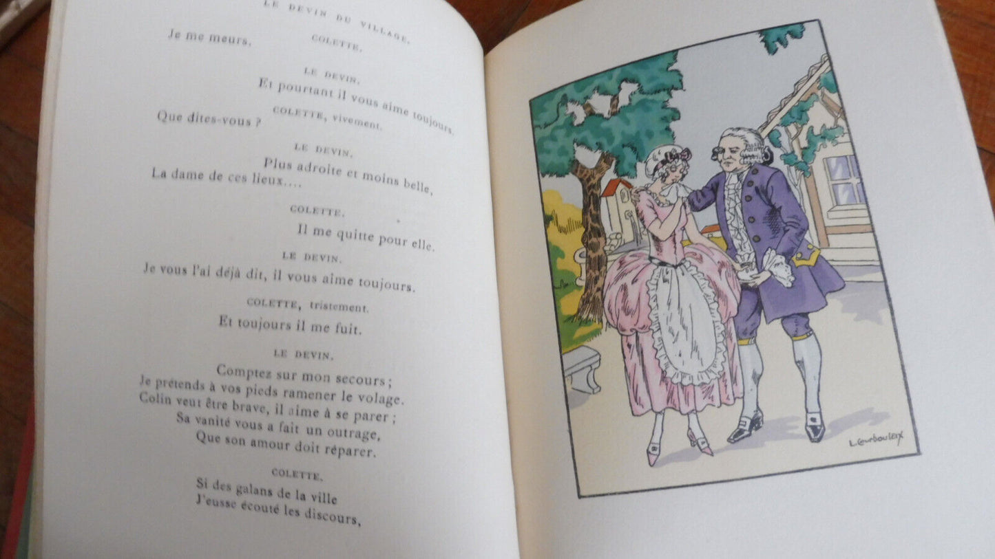 Le Devin du village (J.-J. Rousseau) 1924 illus. Coubouleix VELIN