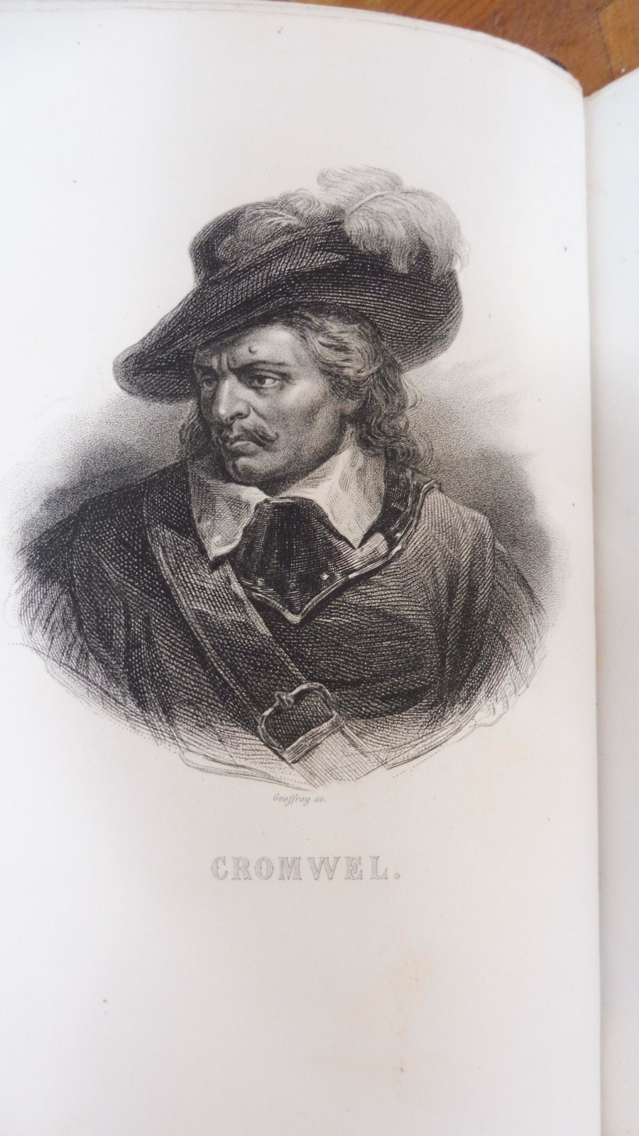 Histoire de la révolution d'Angleterre (Guizot) 1841 2/2 Reliure signée