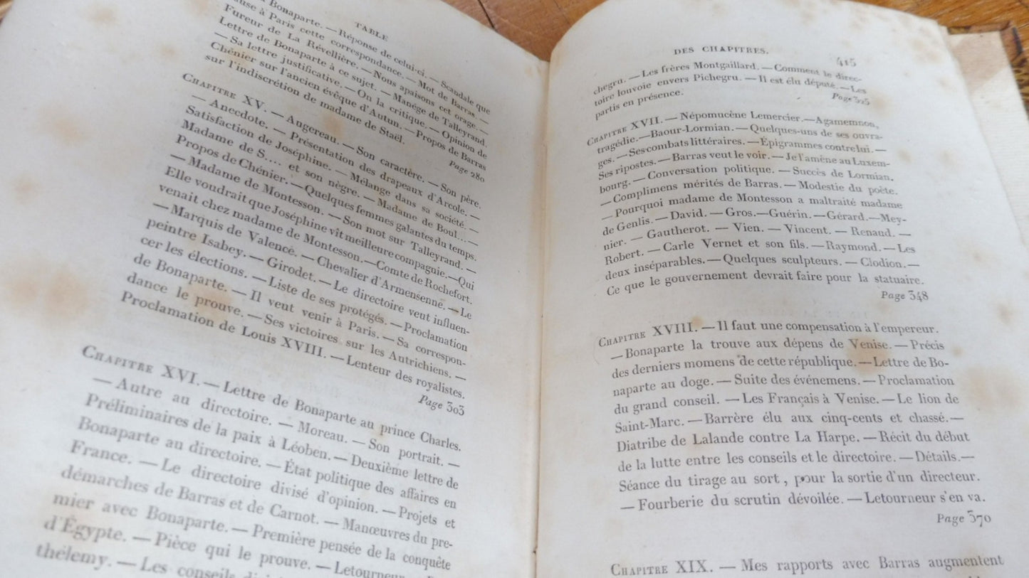 Histoire secrète du Directoire 1852 2 vol.
