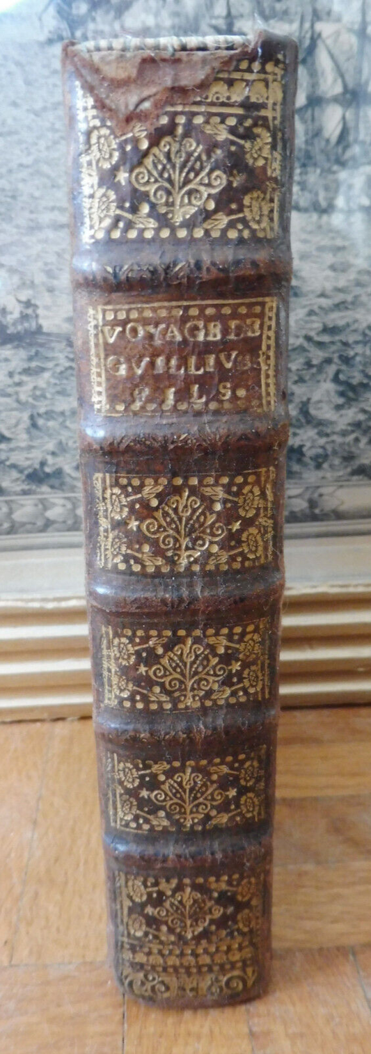Le Nouveau voyage de Gulliver (Desfontaines) 1730 2 tomes en 1 vol.