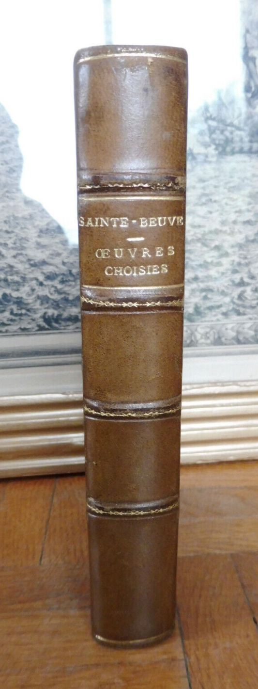 Oeuvres choisies de Sainte-Beuve 1926