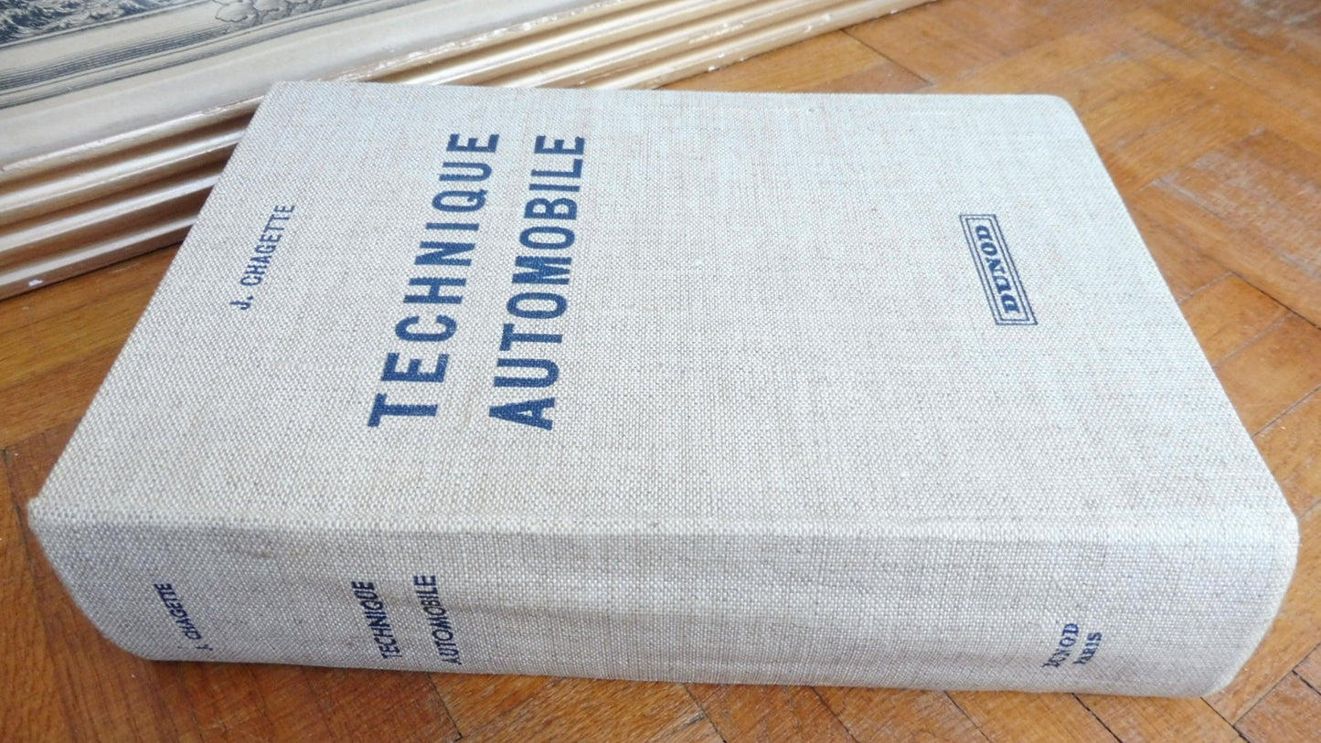 Technique automobile (Jacques Chagette) 1953