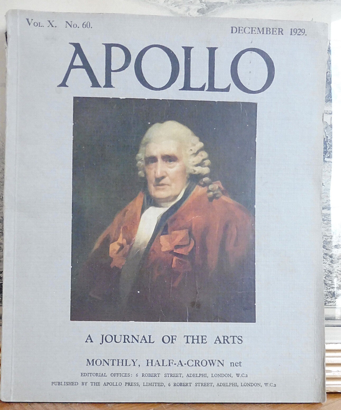 Apollo. A journal of the arts. Vol. X. N°60 Décembre 1929