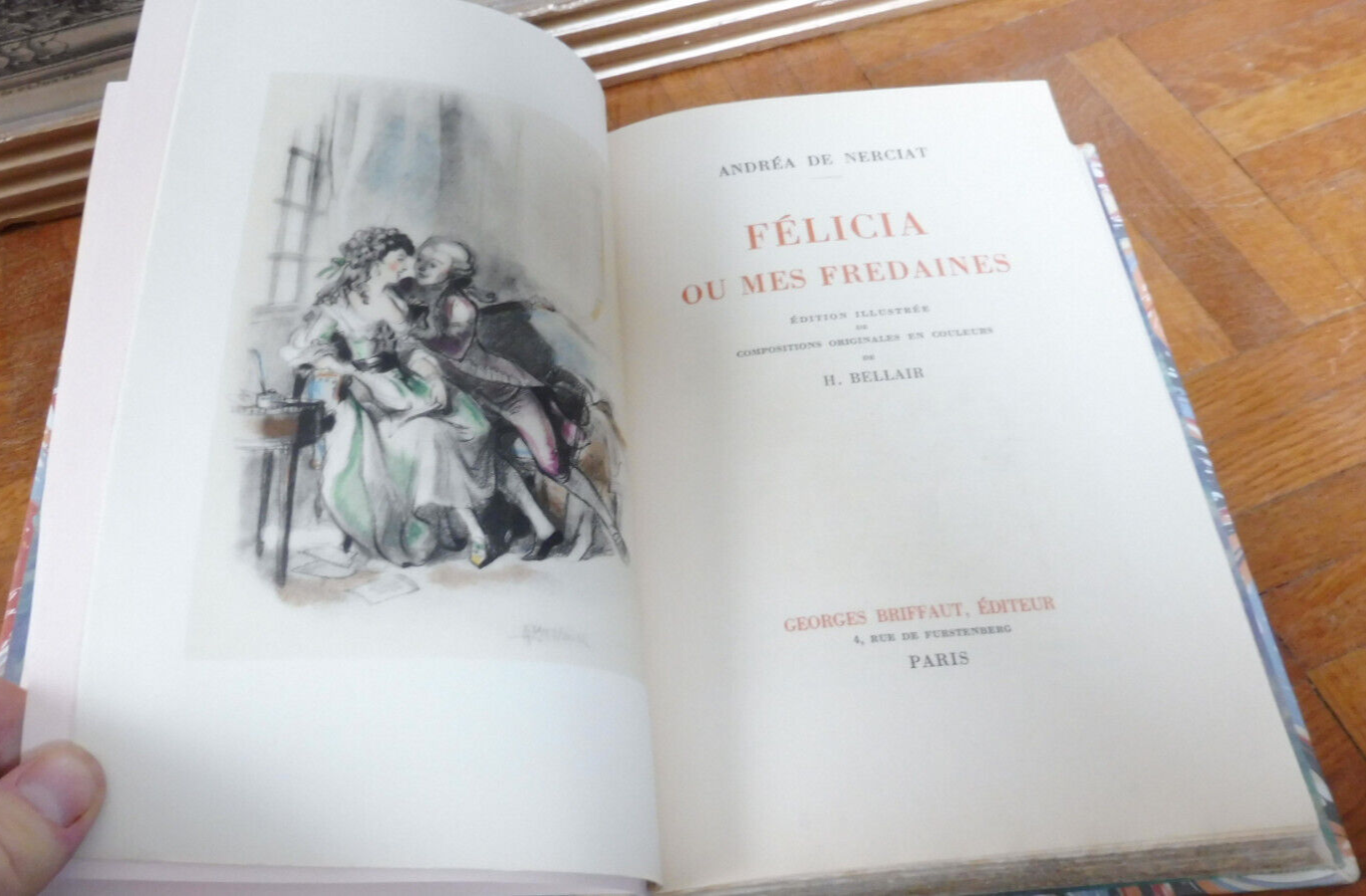 Félicia ou mes fredaines (Andréa de Nerciat) s.d. Illus. Bellair NUMEROTE