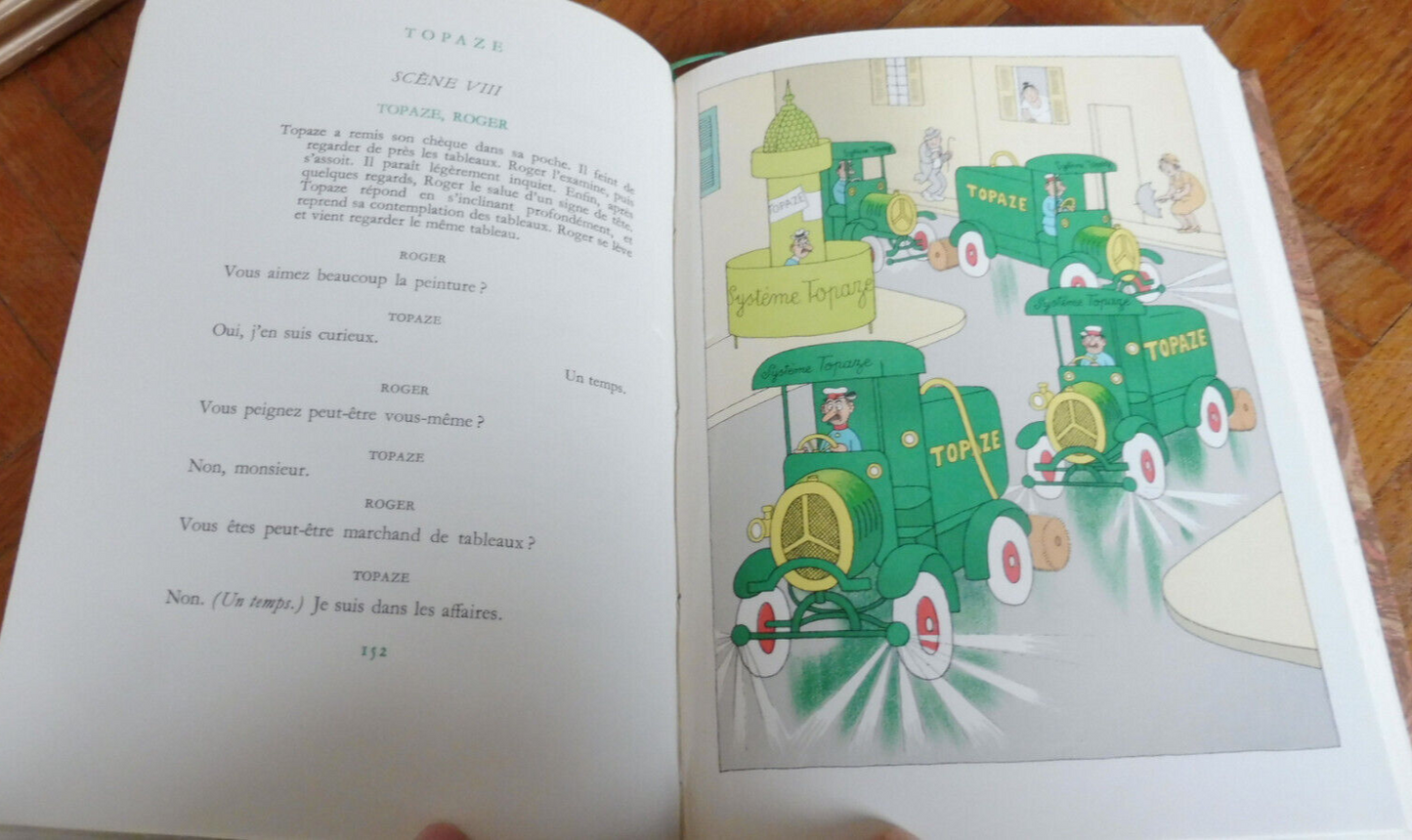 Topaze (Marcel Pagnol) 1952 VELIN illus. Dubout