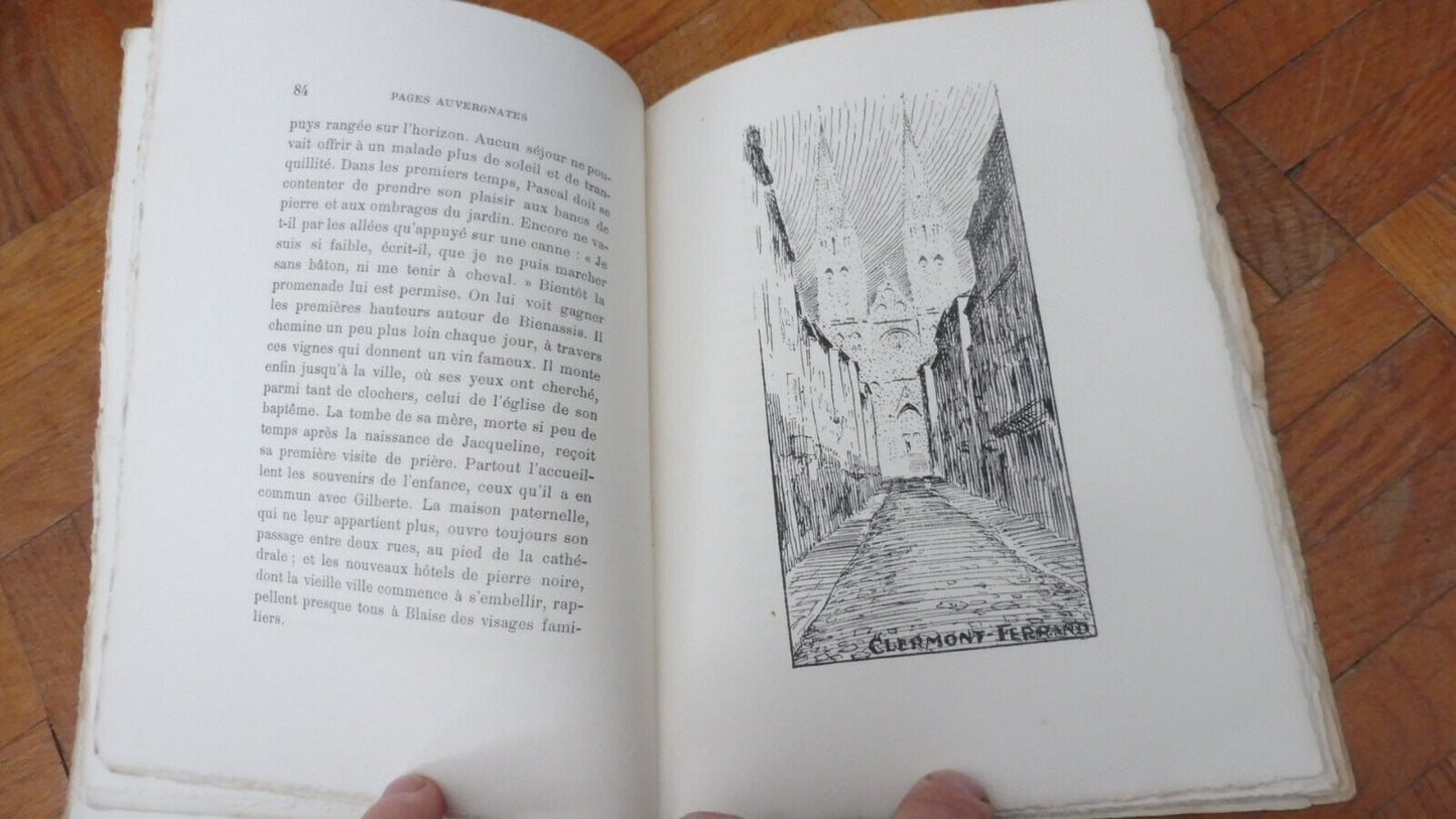 Pages auvergnates (P. De Nolhac) 1931 illus. H. De Nolhac ENVOI NUMEROTE