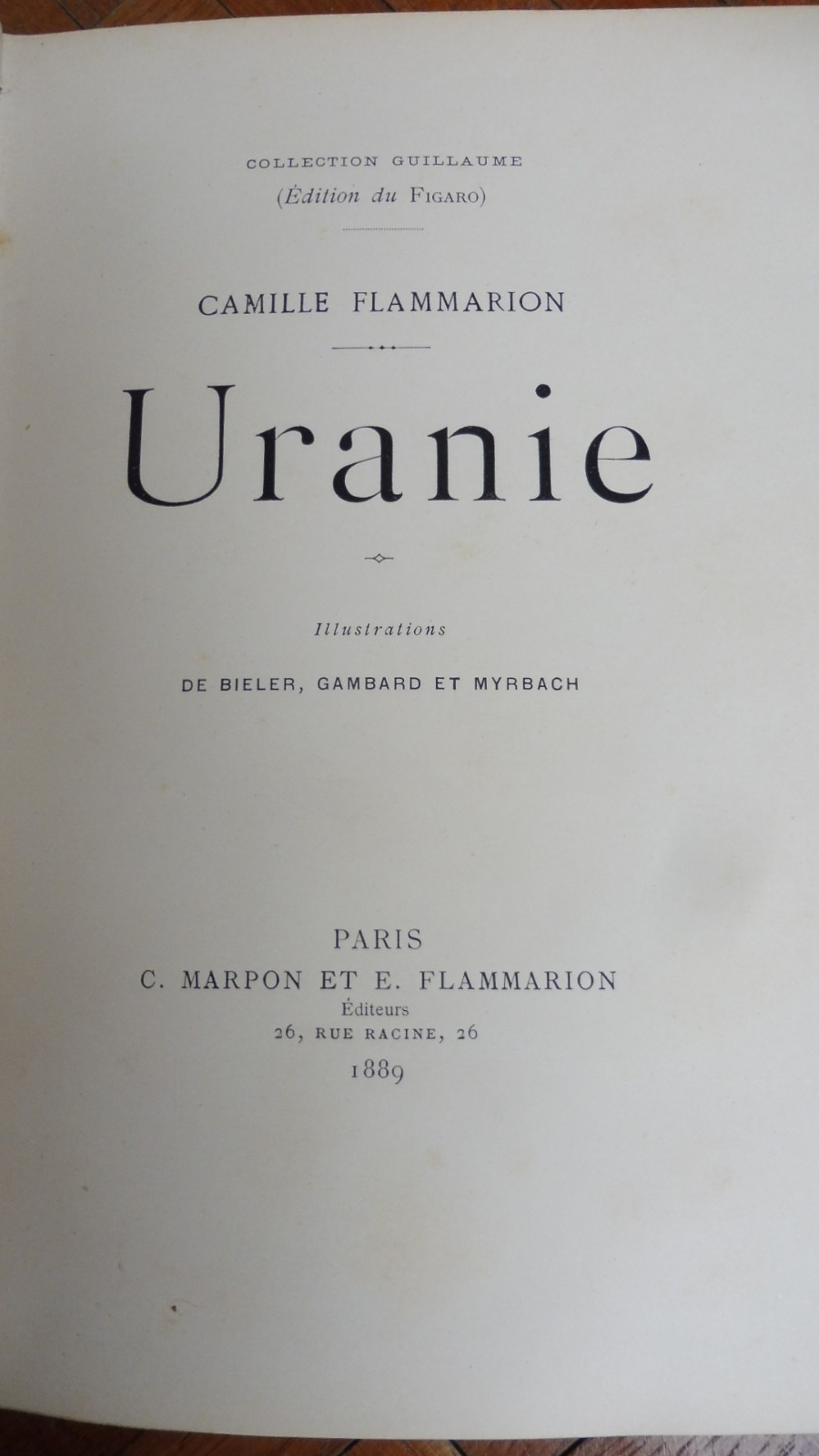 Uranie (Camille Flammarion) 1889 illus. Bieler, Gambard et Myrbach