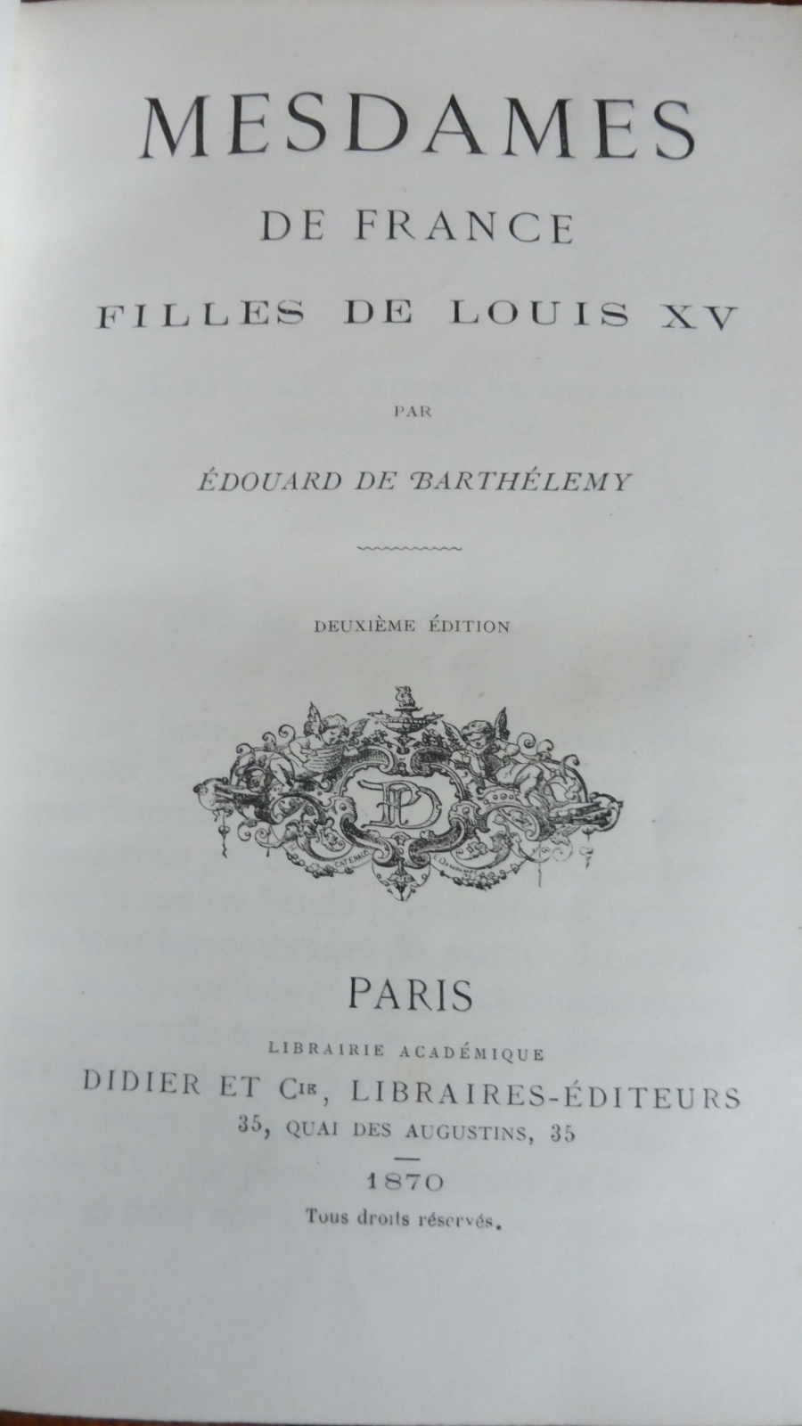 Mesdames de France, filles de Louis XV (Edouard Barthélémy) 1870