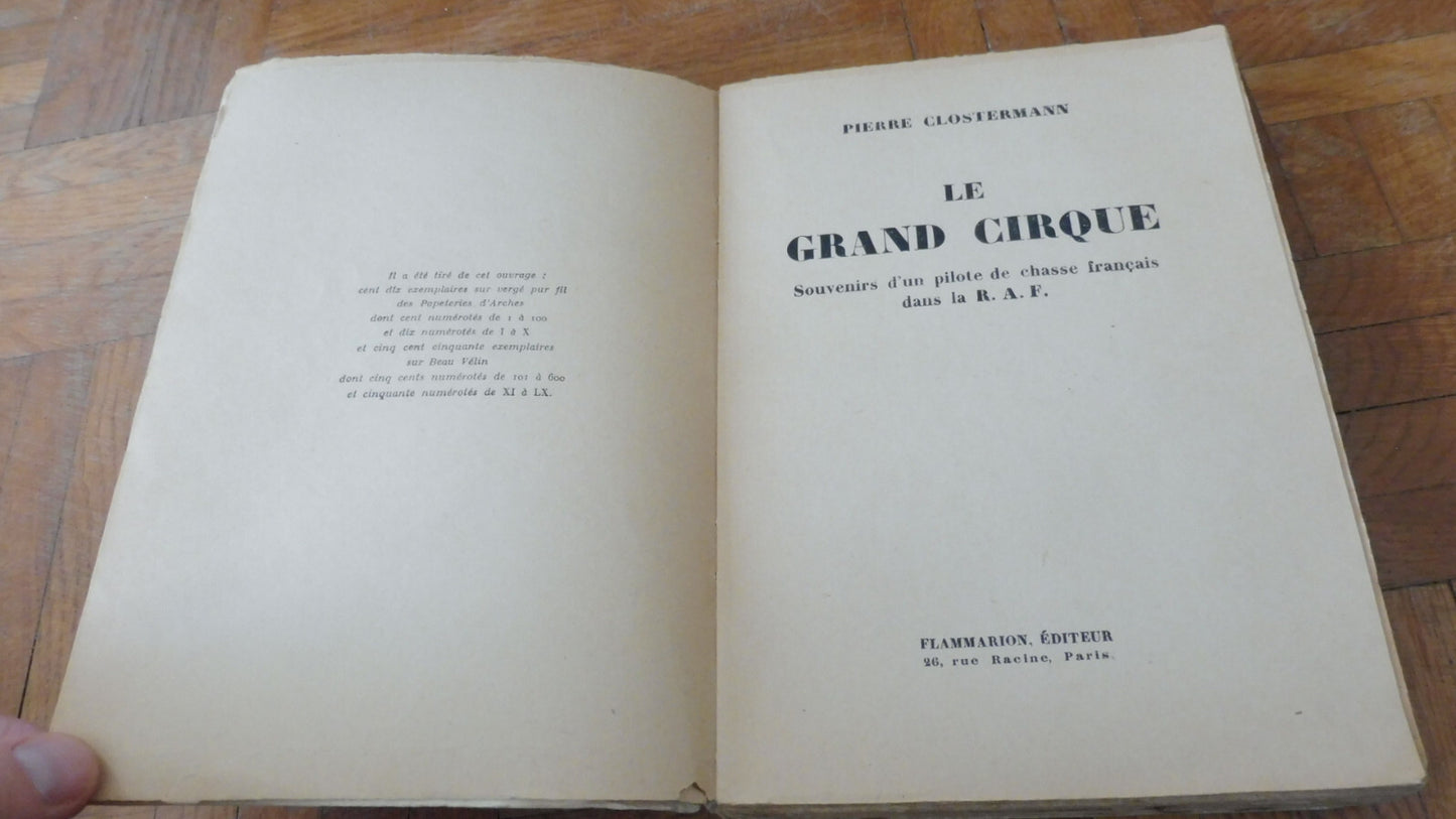 Le Grand cirque (Pierre Clostermann) 1950