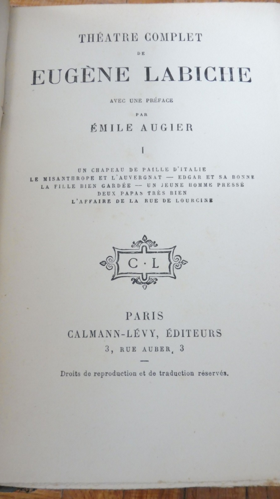 Théâtre complet de Labiche 1906 10/10
