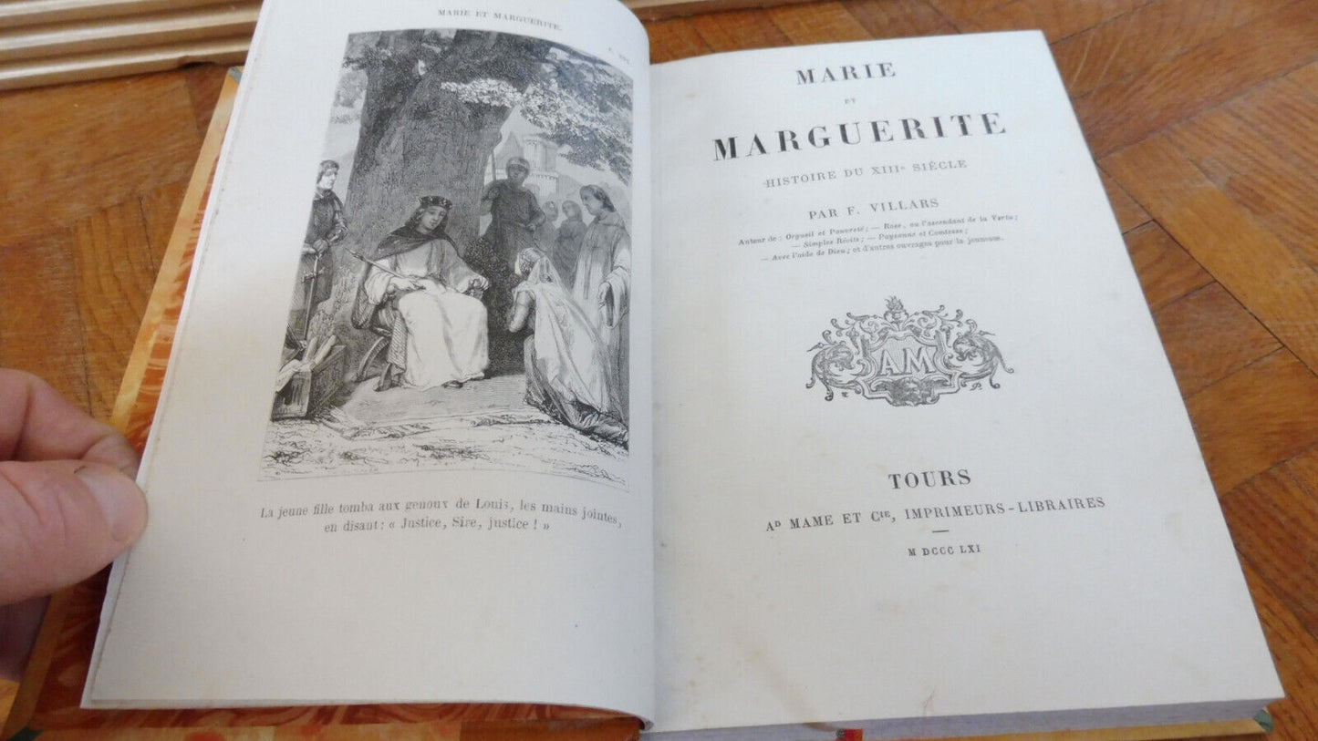 Marie et Marguerite. Histoire du XIIIe siècle (F. Villars) 1861