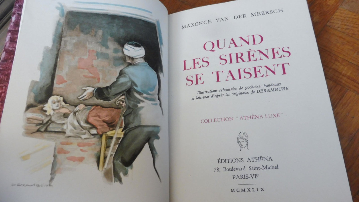 Quand les sirènes se taisent (Maxence Van Der Meersch) 1949 illus. Derambure