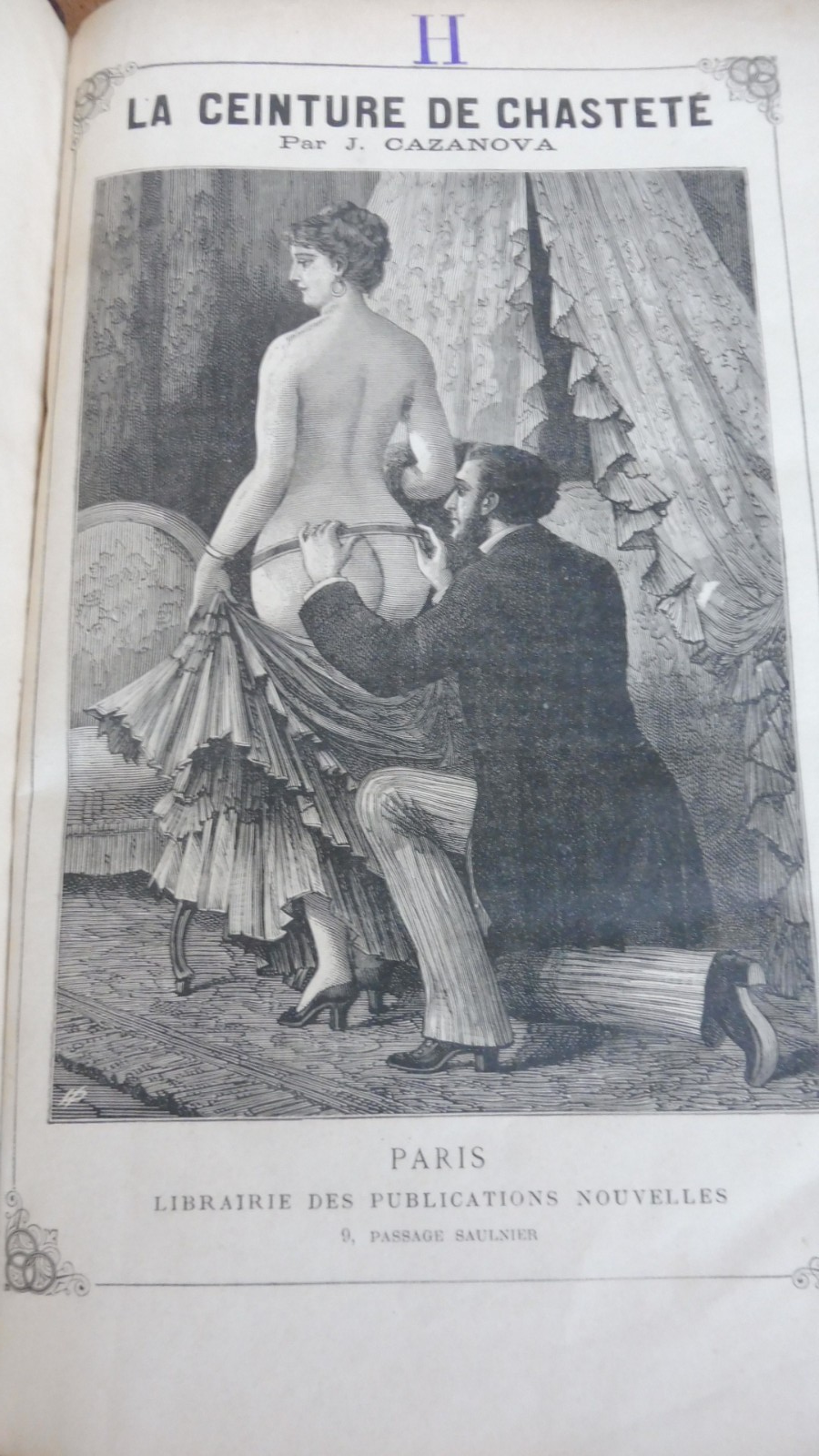 La Ceinture de chasteté (Jacques Casanova) s.d. illus. Dupré...