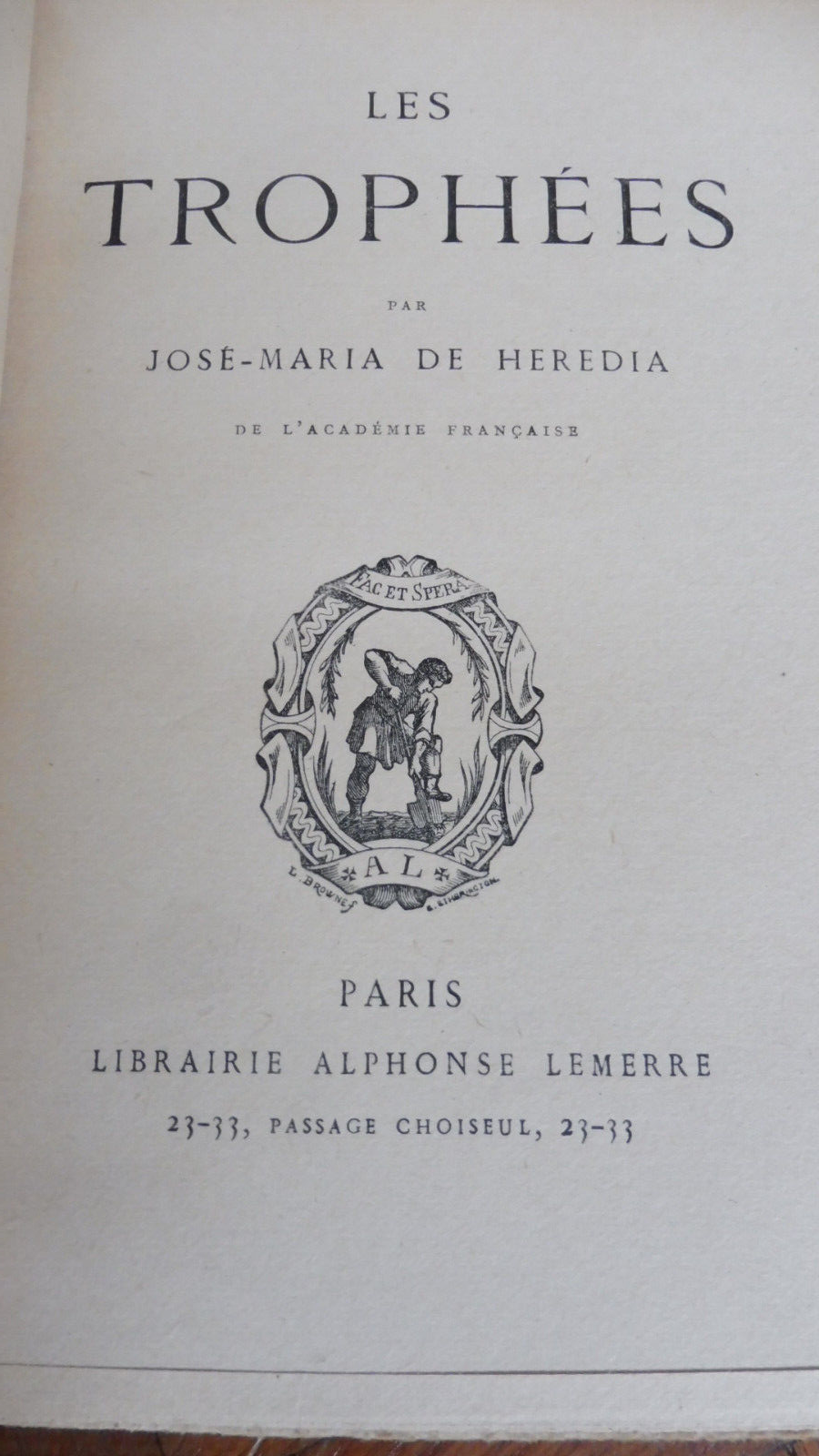 Les Trophées (J.-M. De Heredia) s.d.