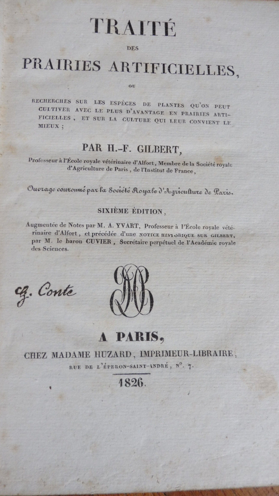Traité des prairies artificielles (H.-F. Gilbert) 1826