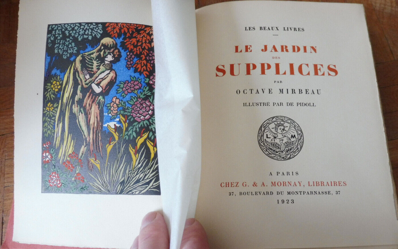 Le Jardin des supplices (Octave Mirbeau) 1923 illus. Pidoll VELIN ENVOI