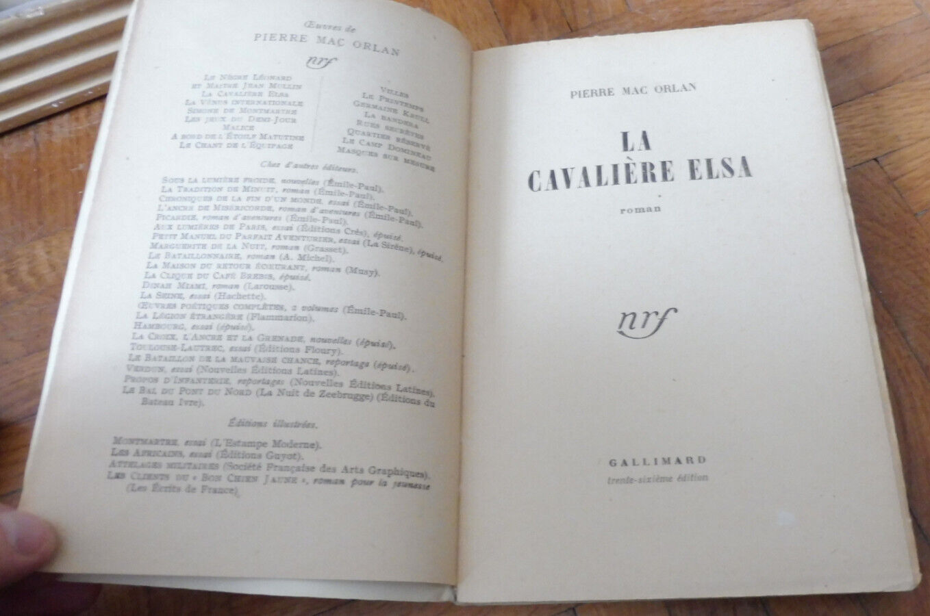 La Cavalière Elsa (P. Mac Orlan) 1949