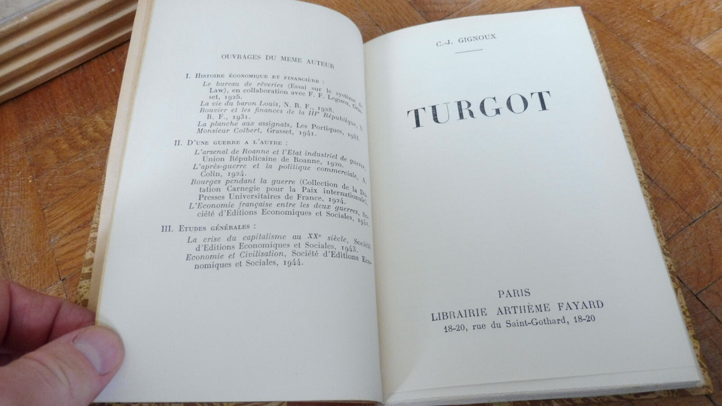 Turgot (C.-J. Gignoux) 1945