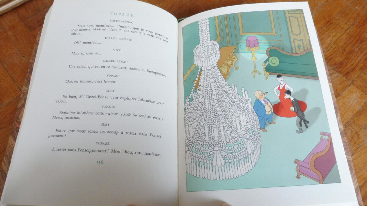 Topaze (Marcel Pagnol) 1952 VELIN illus. Dubout