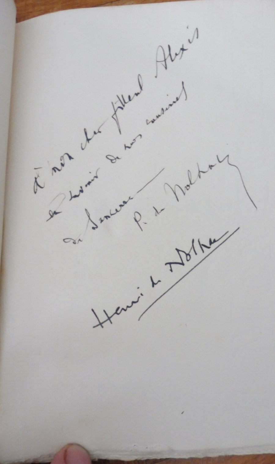 Pages auvergnates (P. De Nolhac) 1931 illus. H. De Nolhac ENVOI NUMEROTE