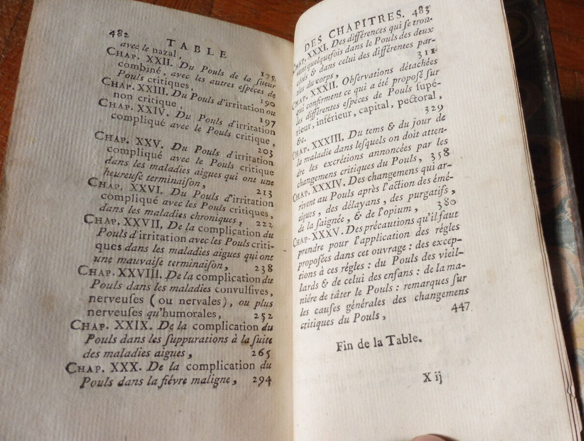 Recherches sur le pouls (Théophile de Bordeu) 1761 MEDECINE
