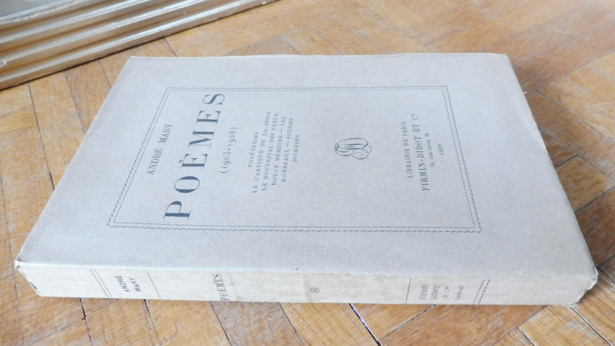 Poèmes (André Mary) 1928 EO