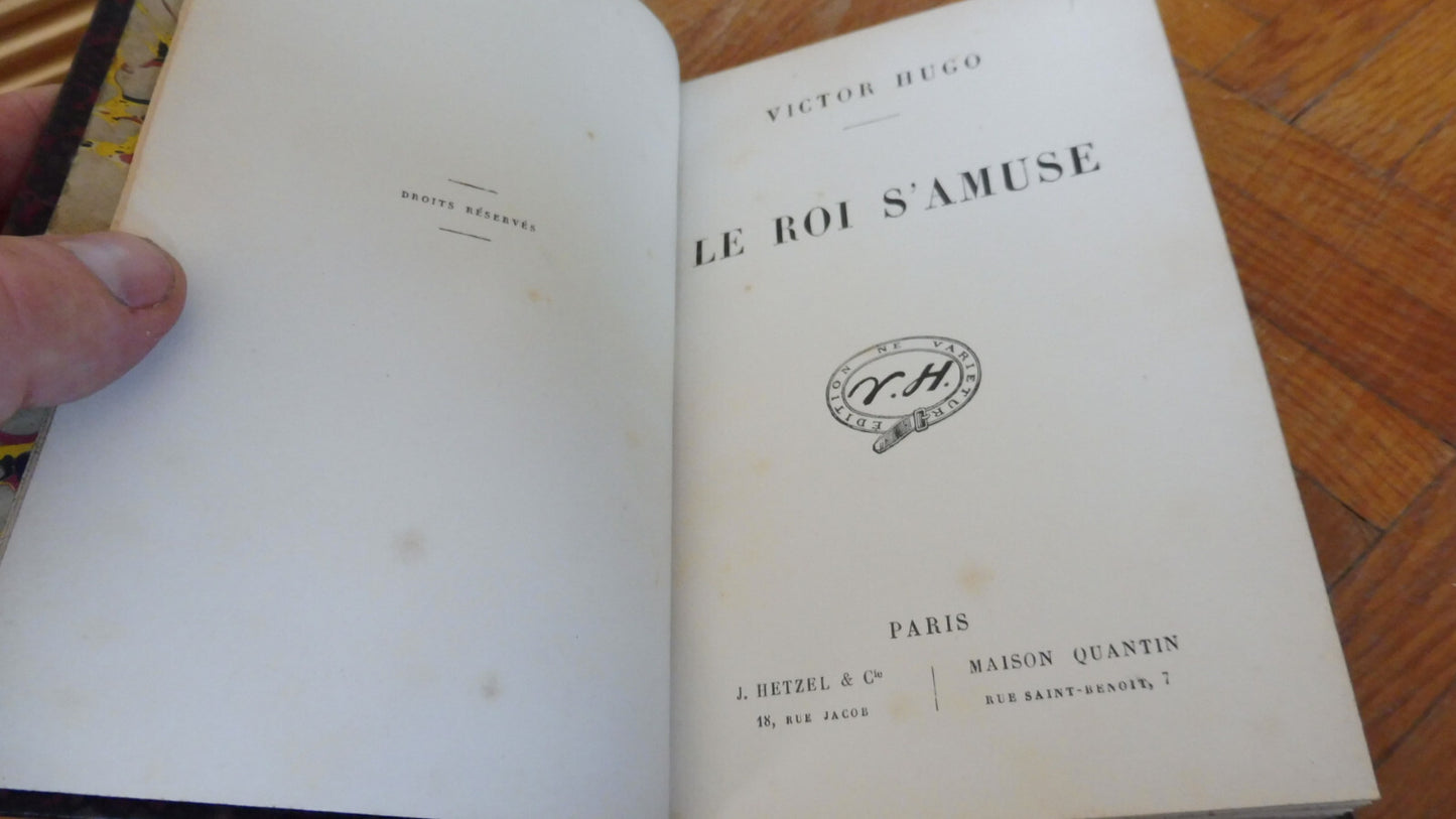 Le Roi s'amuse (Victor Hugo) s.d.