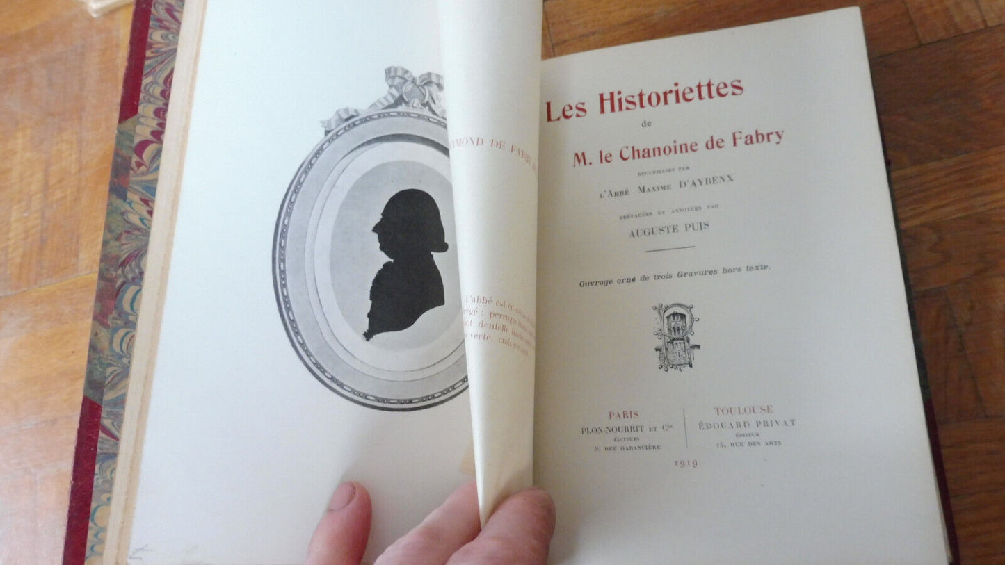 Les Historiettes de M. le chanoine de Fabry (Auguste Puis) 1919