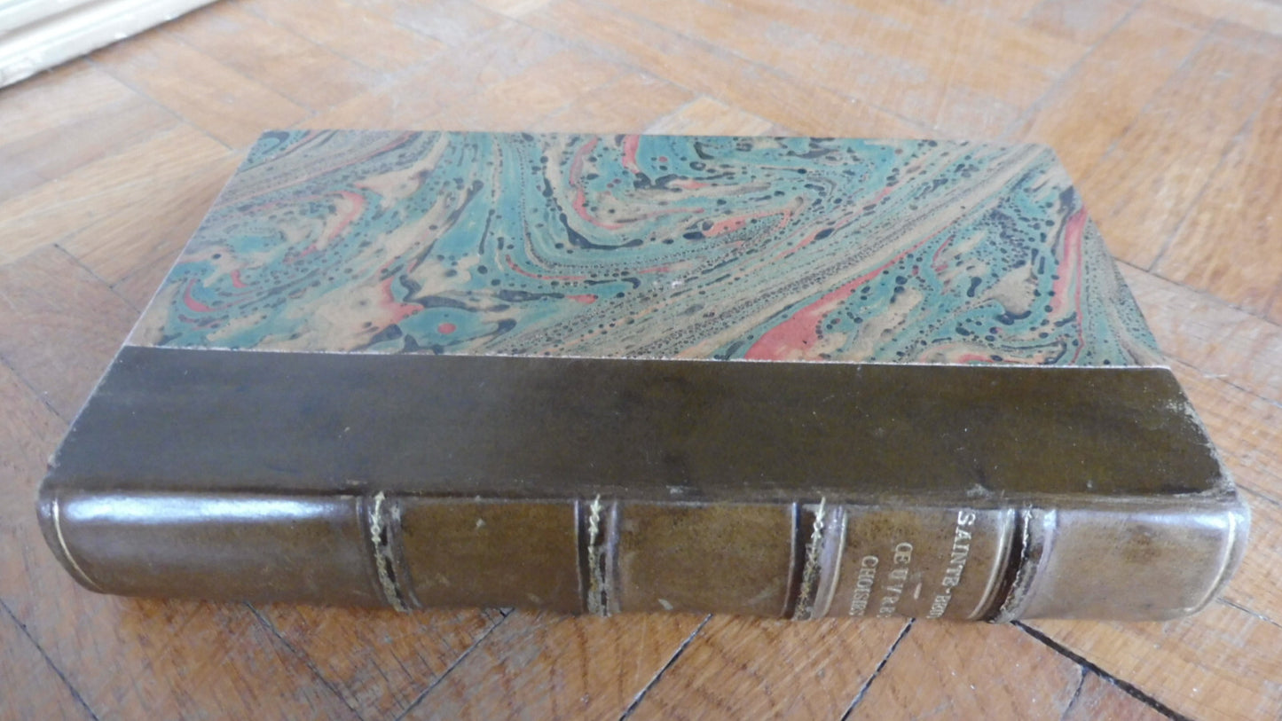 Oeuvres choisies de Sainte-Beuve 1926