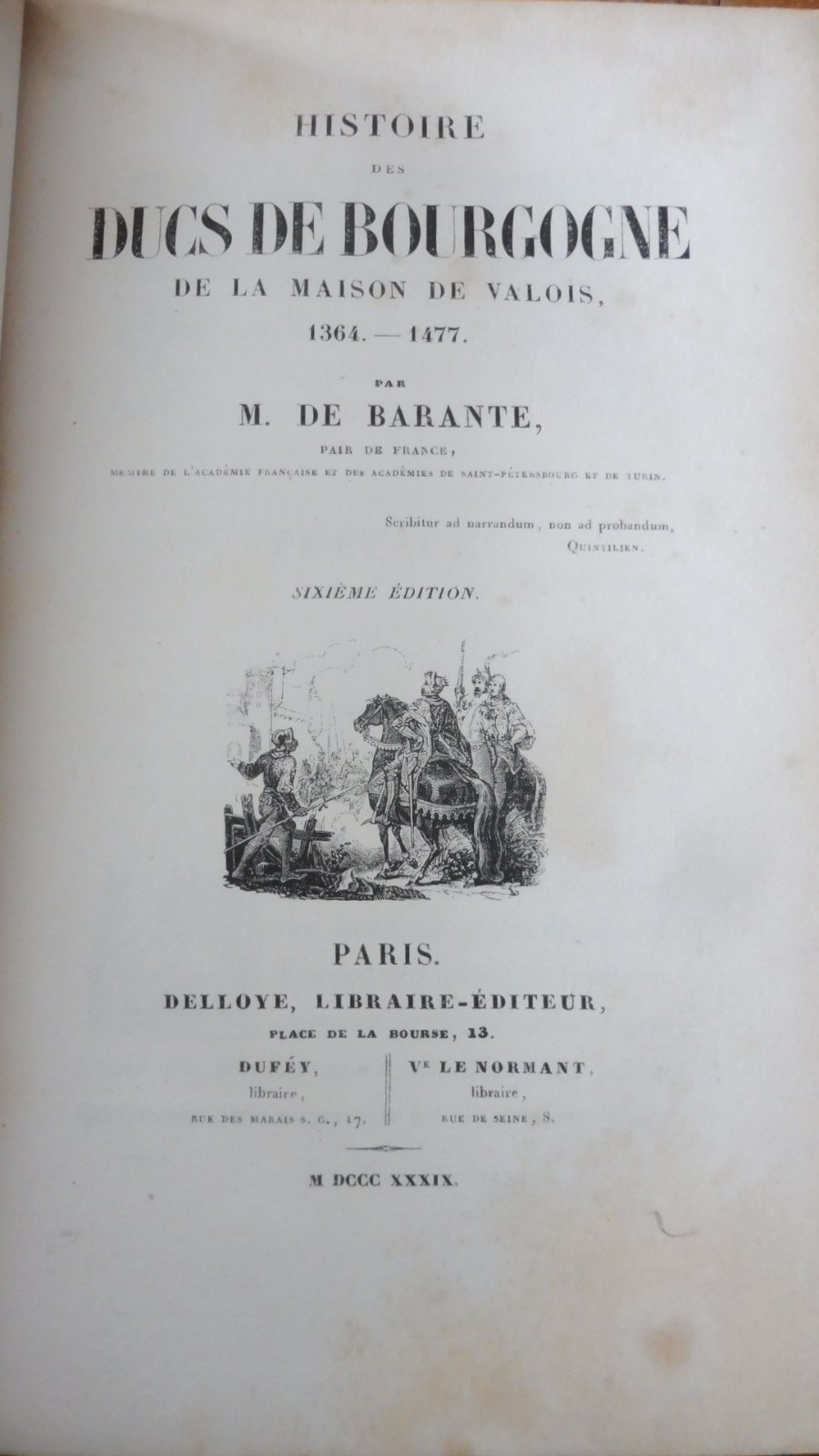 Histoire des ducs de Bourgogne (De Barante) 1839 12/12