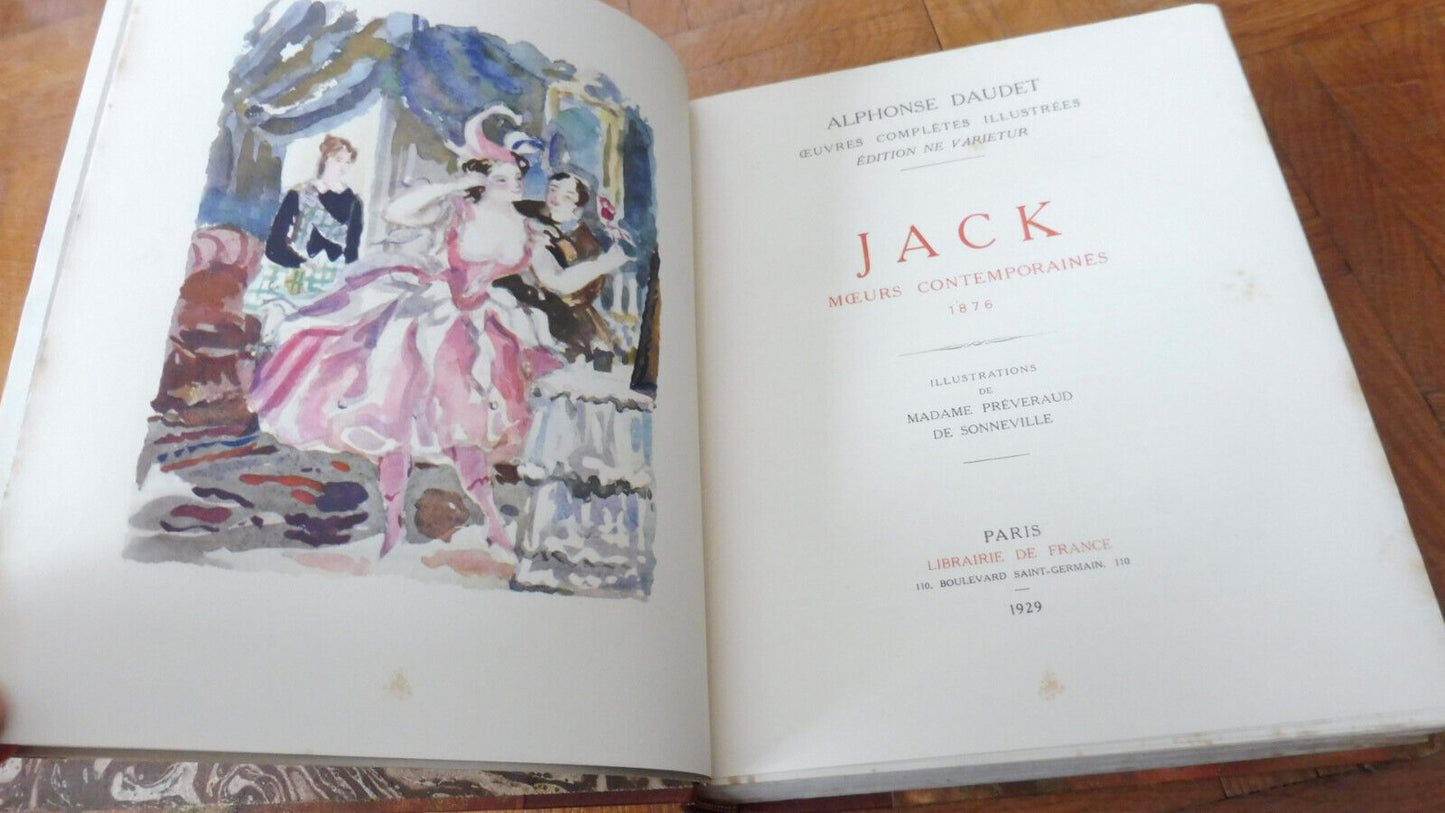 Jack (Alphonse Daudet) 1929 illus. Préveraud de Sonneville