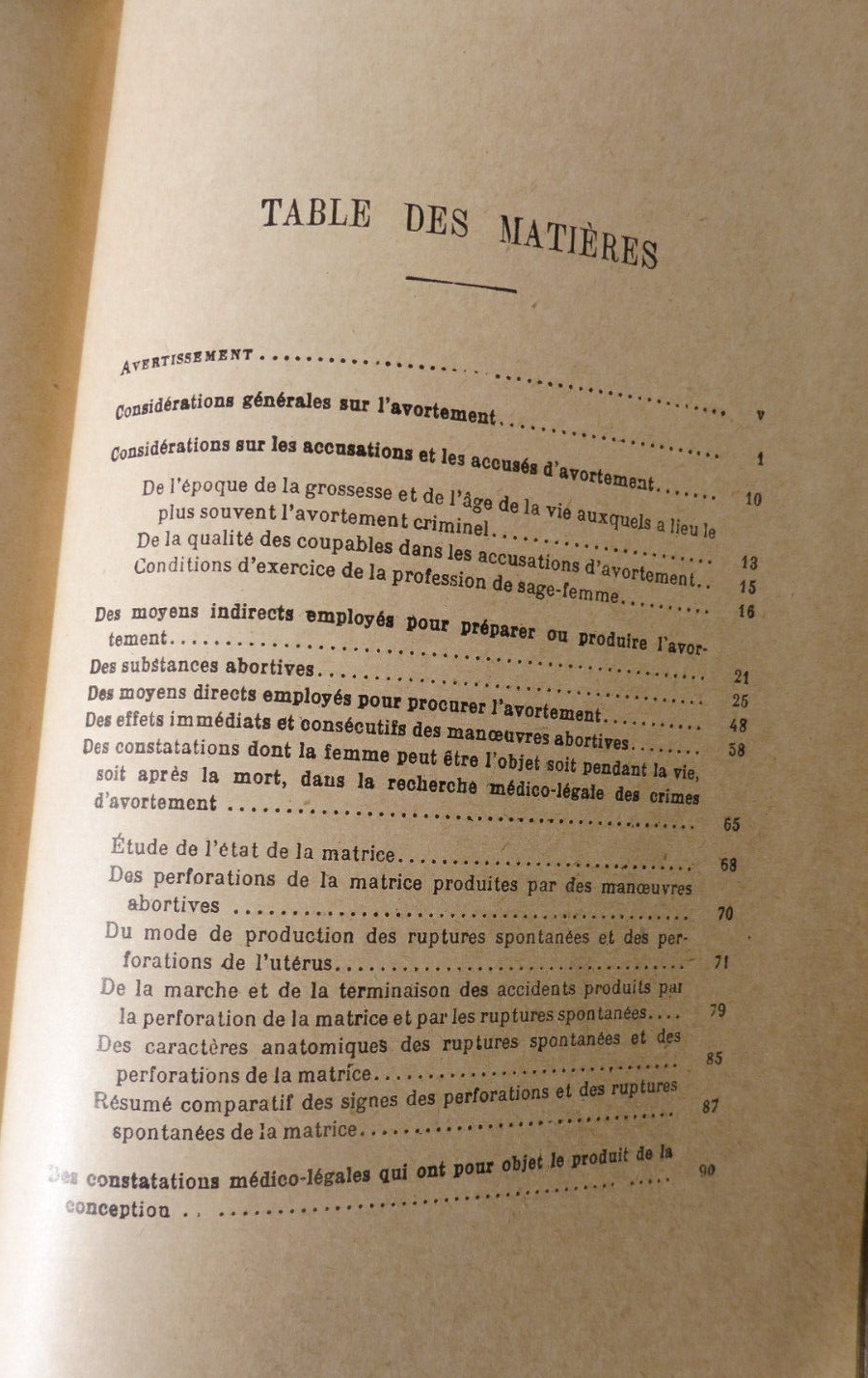 L'Avortement (Ambroise Tardieu) 1939