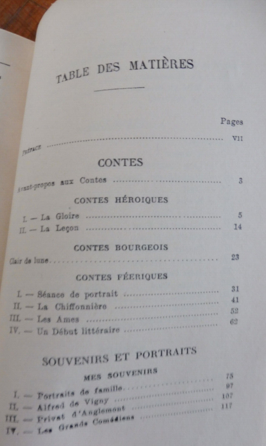 Contes, souvenirs et portrait, poésie, théâtre (Théodore de Banville) s.d.