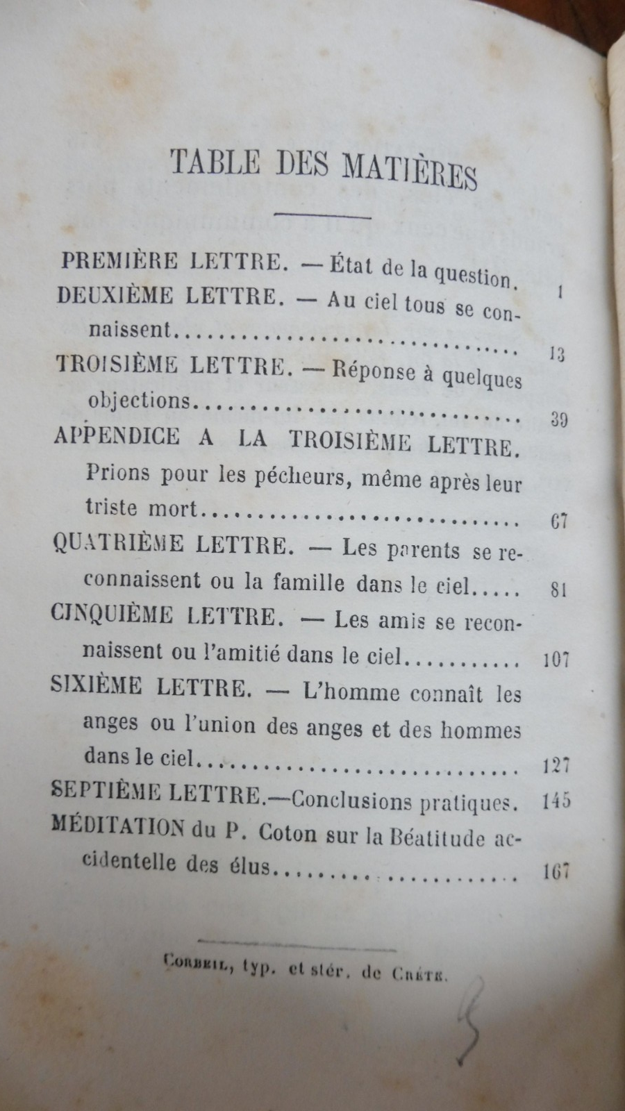 Au ciel on se reconnait (R. P. Blot) 1863