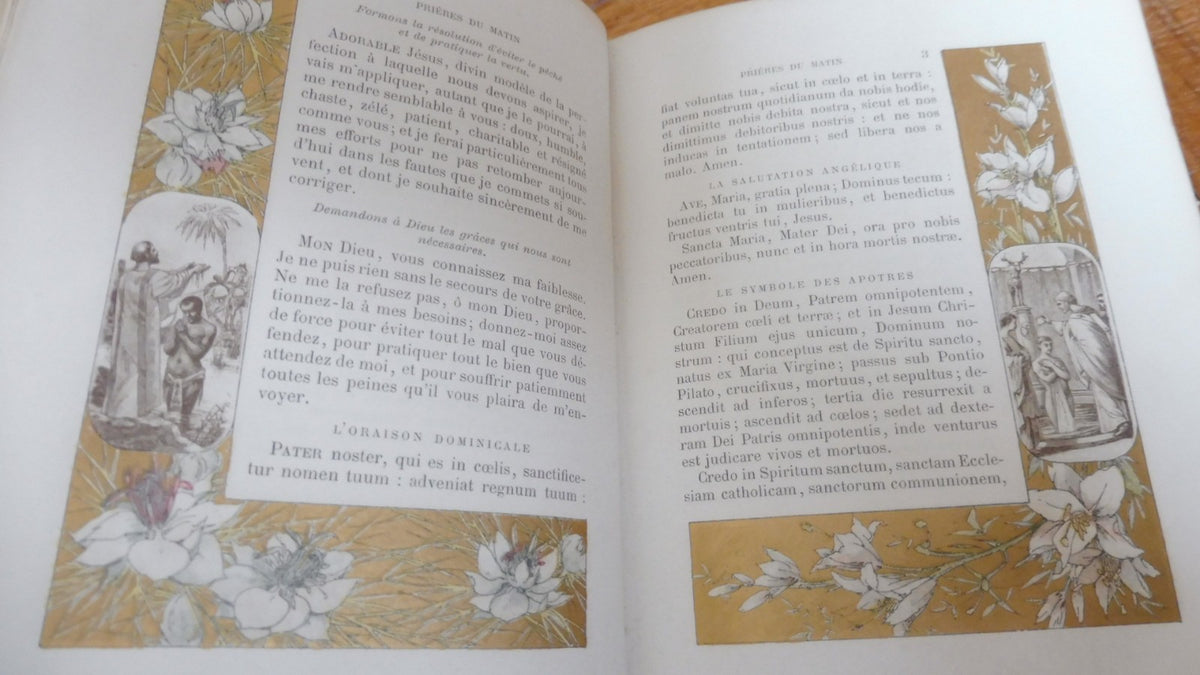 Missel romain 1889 belle reliure petits fers