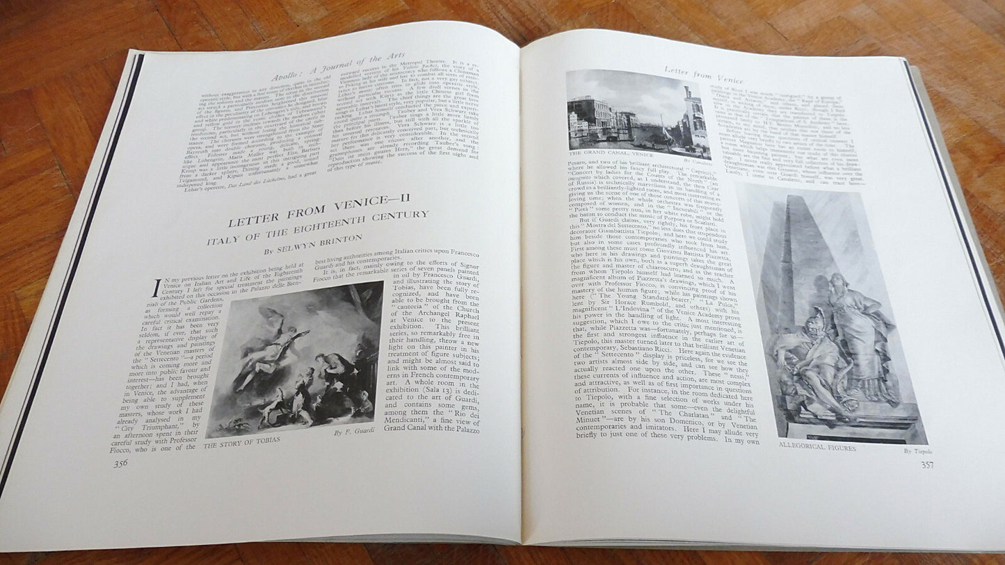 Apollo. A journal of the arts. Vol. X. N°60 Décembre 1929