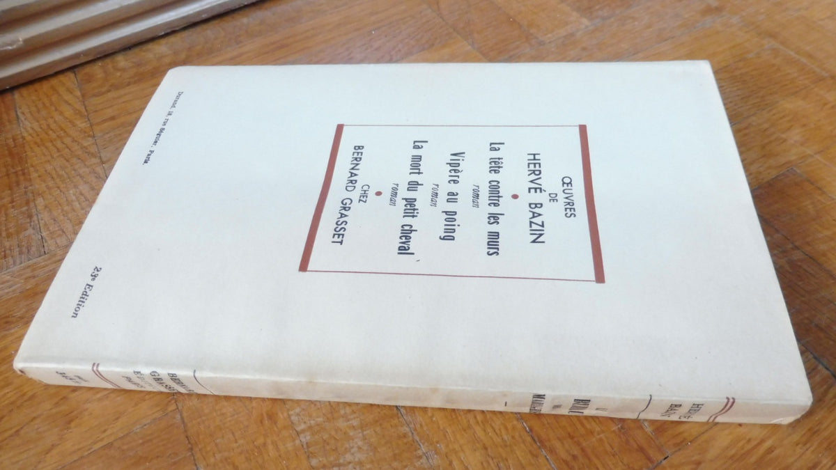 Le Bureau des mariages (Hervé Bazin) 1951 EO ENVOI