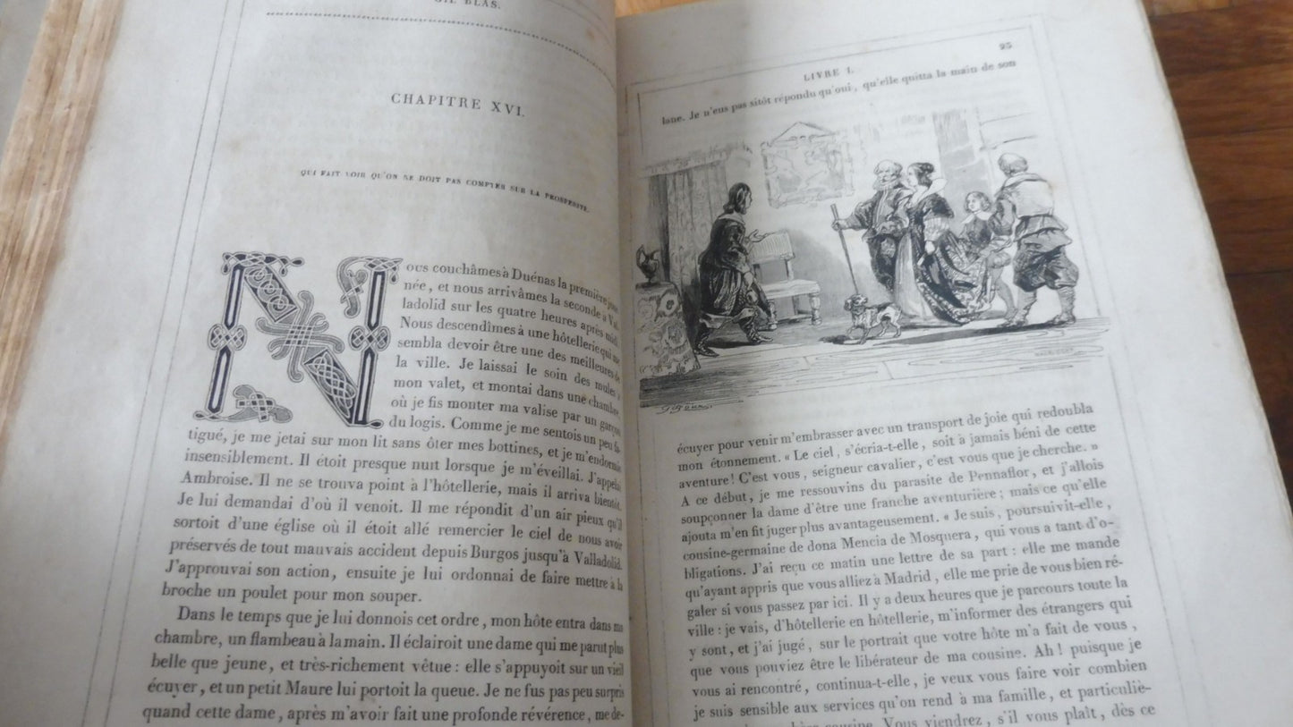 Histoire de Gil Blas (Le Sage) 1836 illus. Gigoux