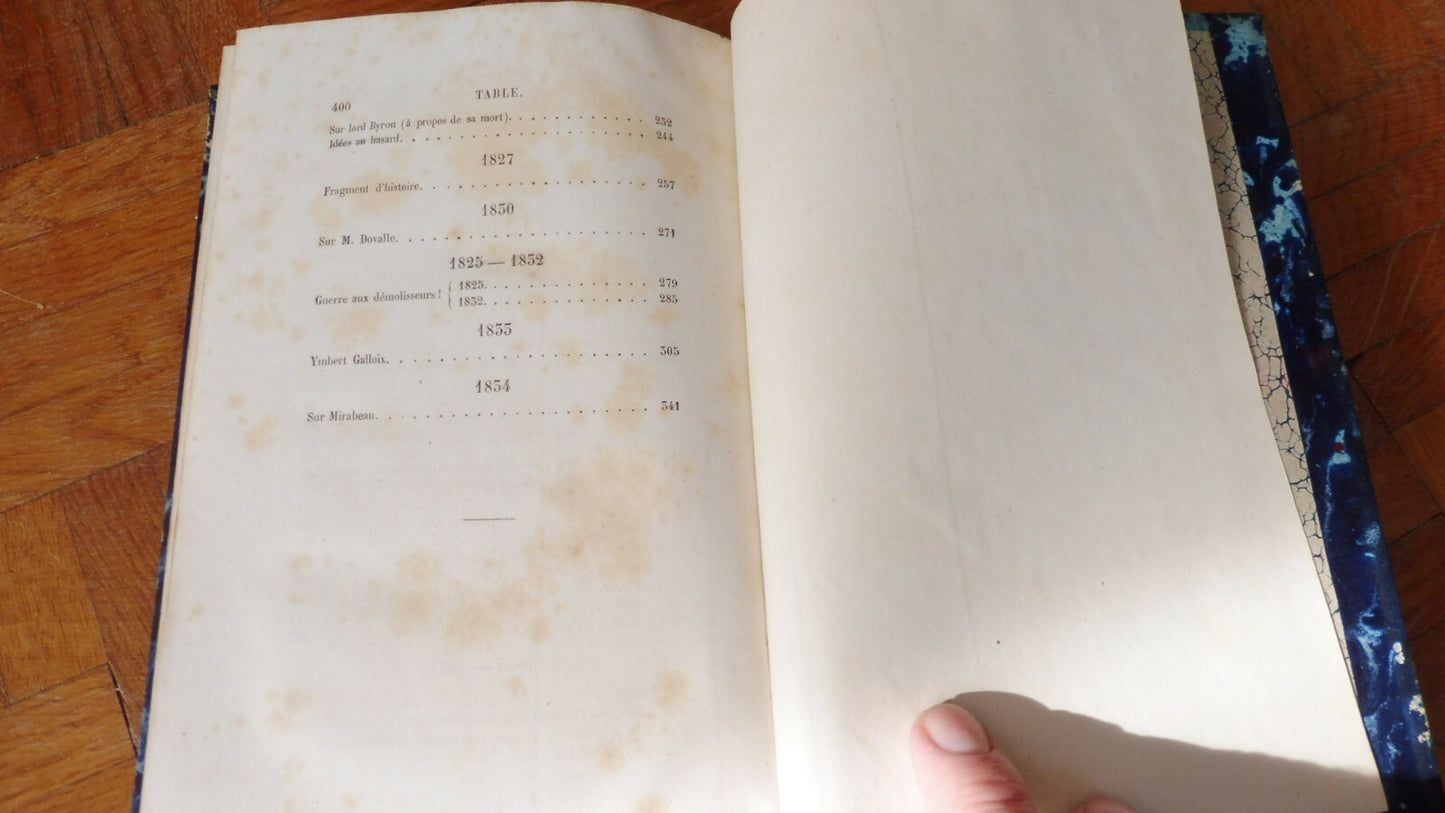 Littérature et philosophie mêlées (Victor Hugo) 1857