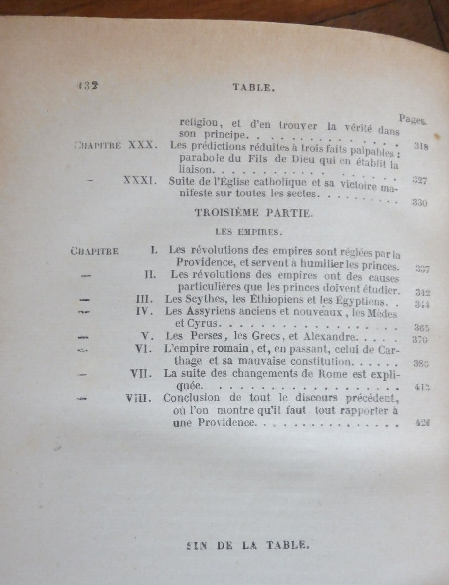 Discours sur l'histoire universelle (Bossuet) 1886