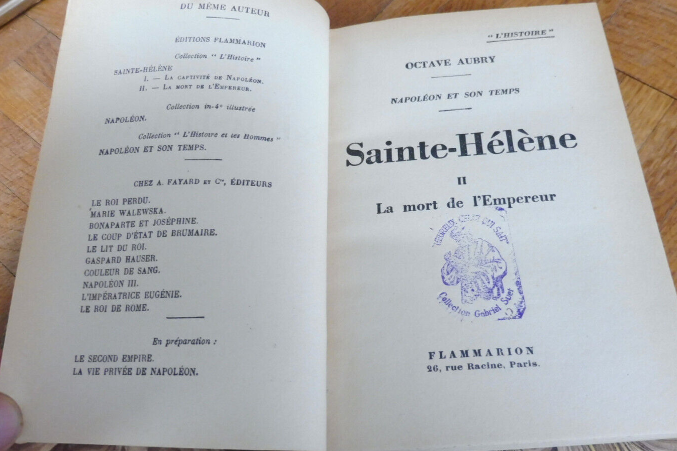 Sainte-Hélène (Octave Aubry) 1939 2/2 NAPOLEON