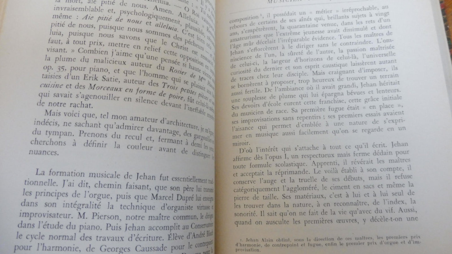 Jehan Alain, musicien français 1911-1940 (Bernard Gavoty) 1945