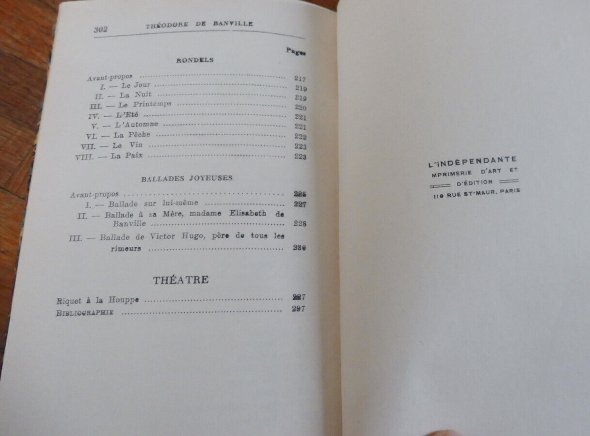 Contes, souvenirs et portrait, poésie, théâtre (Théodore de Banville) s.d.