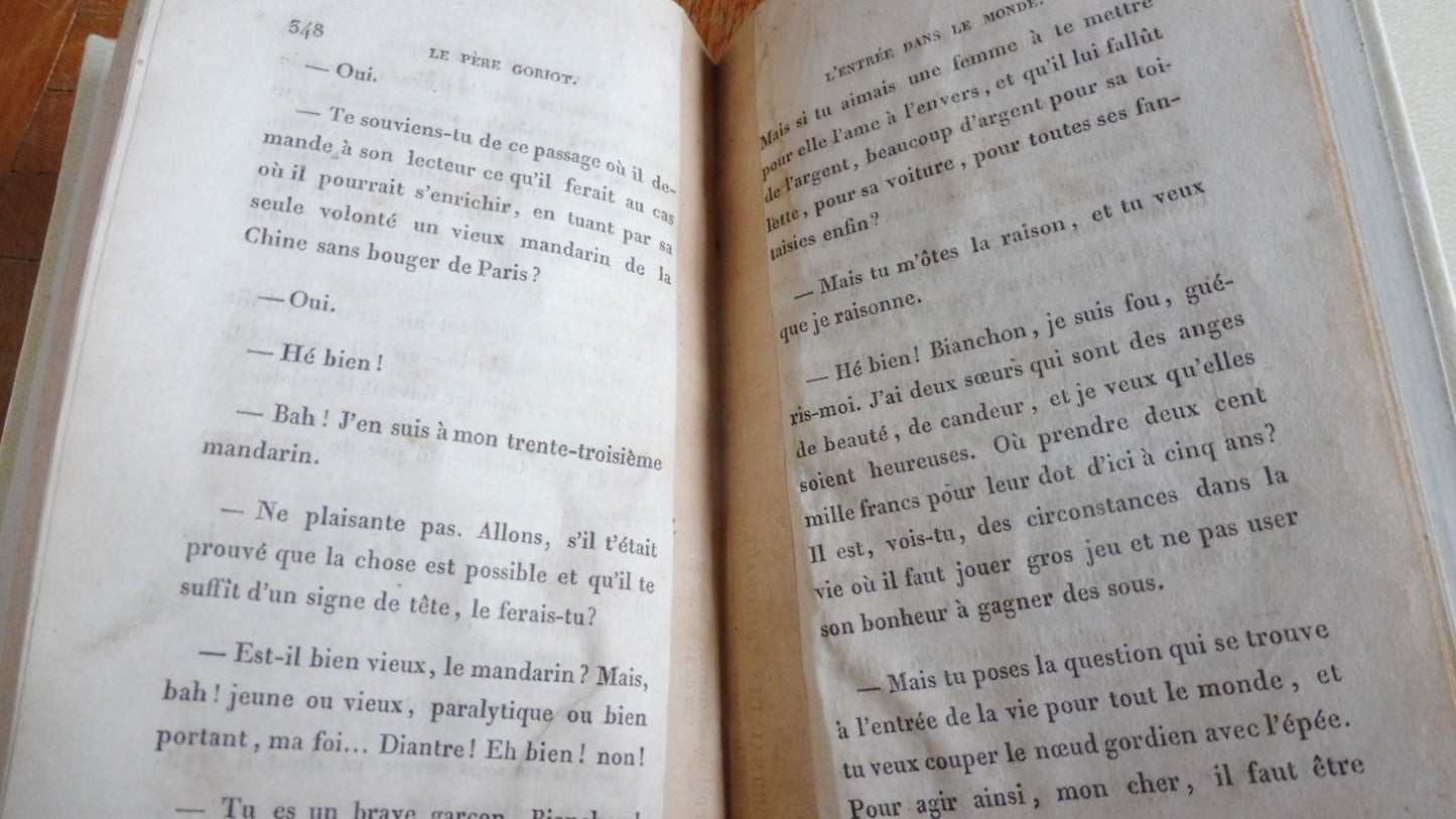 Le Père Goriot (Honoré de Balzac) 1835 2/2 EO