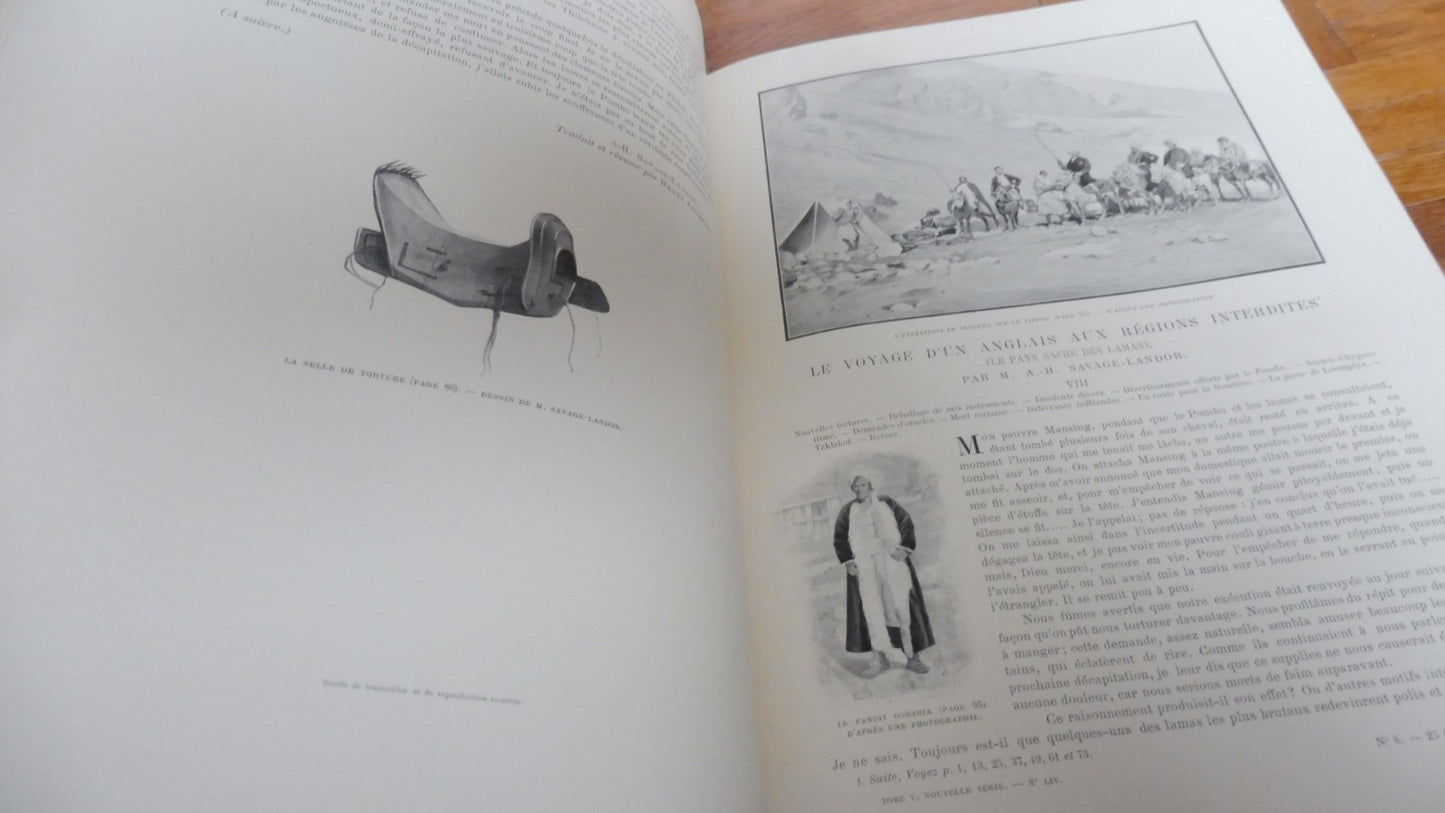 Le Tour du monde. Année 1899 (E. Charton) 1899 TIBET, MADAGASCAR, MESOPOTAMIE...