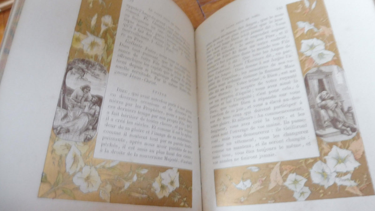 Missel romain 1889 belle reliure petits fers